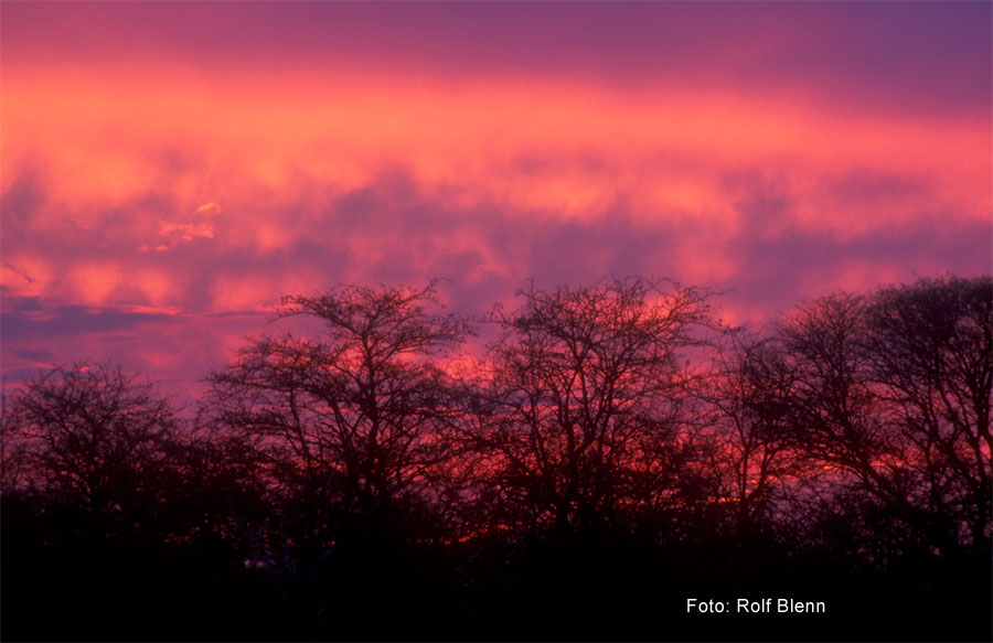 Sonnenuntergang mit extremen Farben