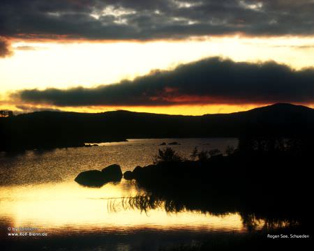 Rogen See Sonnenuntergang