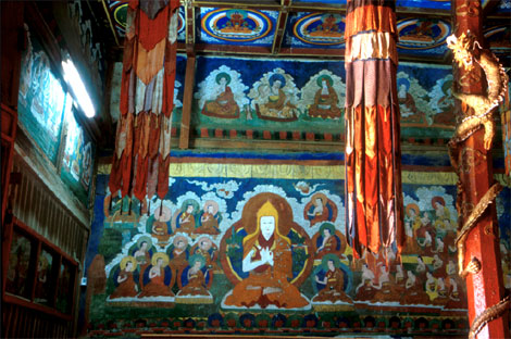erdene zuu- wandbild