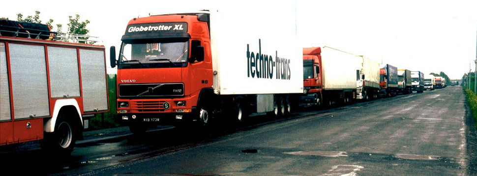 Grenze lkw schlange