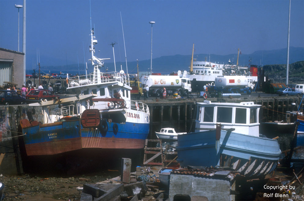 Trockengefallener Hafen Westküste