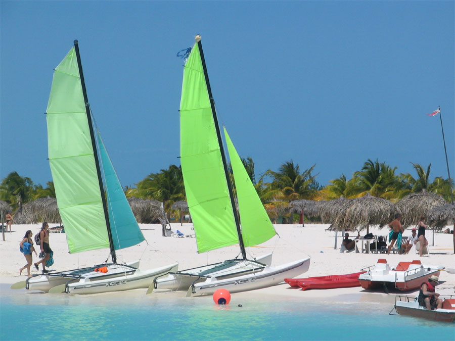 Strandleben in Cayo Largo