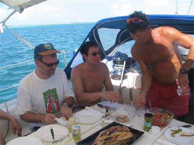 Die Bande beim Essen