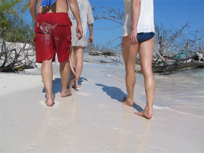 Füsse am Sandstrand