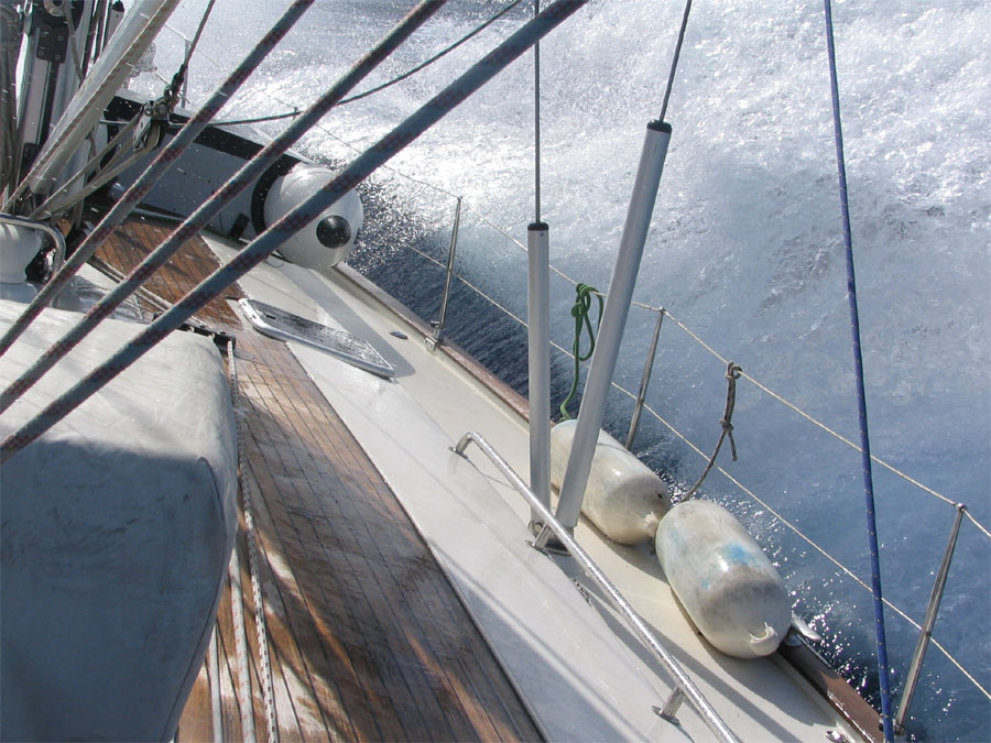 Segelschiff im Sturm