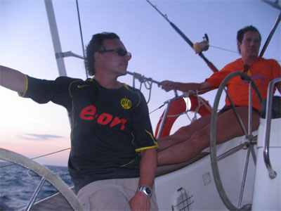 Wir gleiten über den Wind